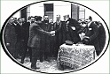 Entrega de Casas Sociales por el Capitan general de Cataluna Villar y Villate, en la Riera Blanca de Barcelona.  4-1914